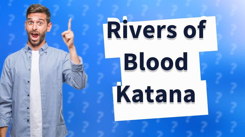 Rivers of Blood Katana