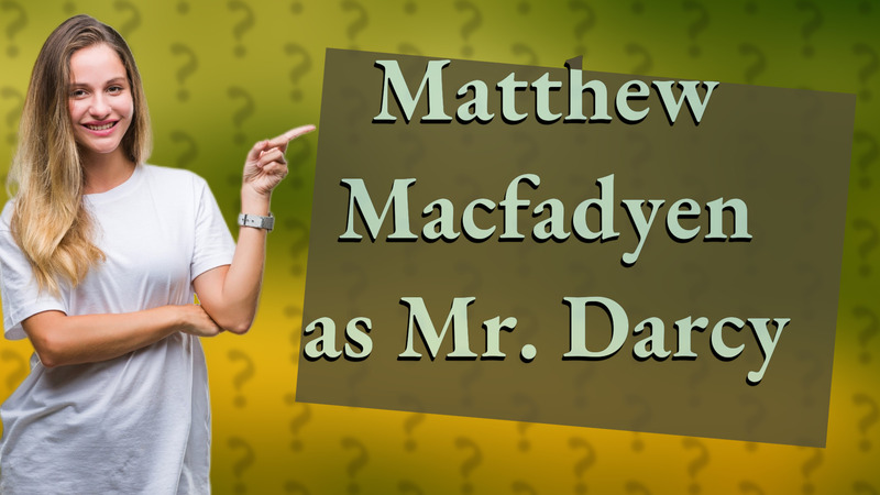 Matthew Macfadyen as Mr. Darcy