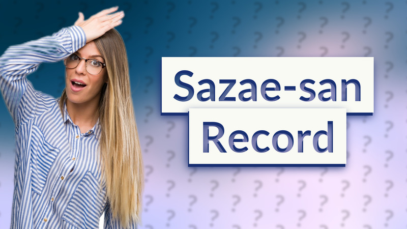 Sazae-san Record