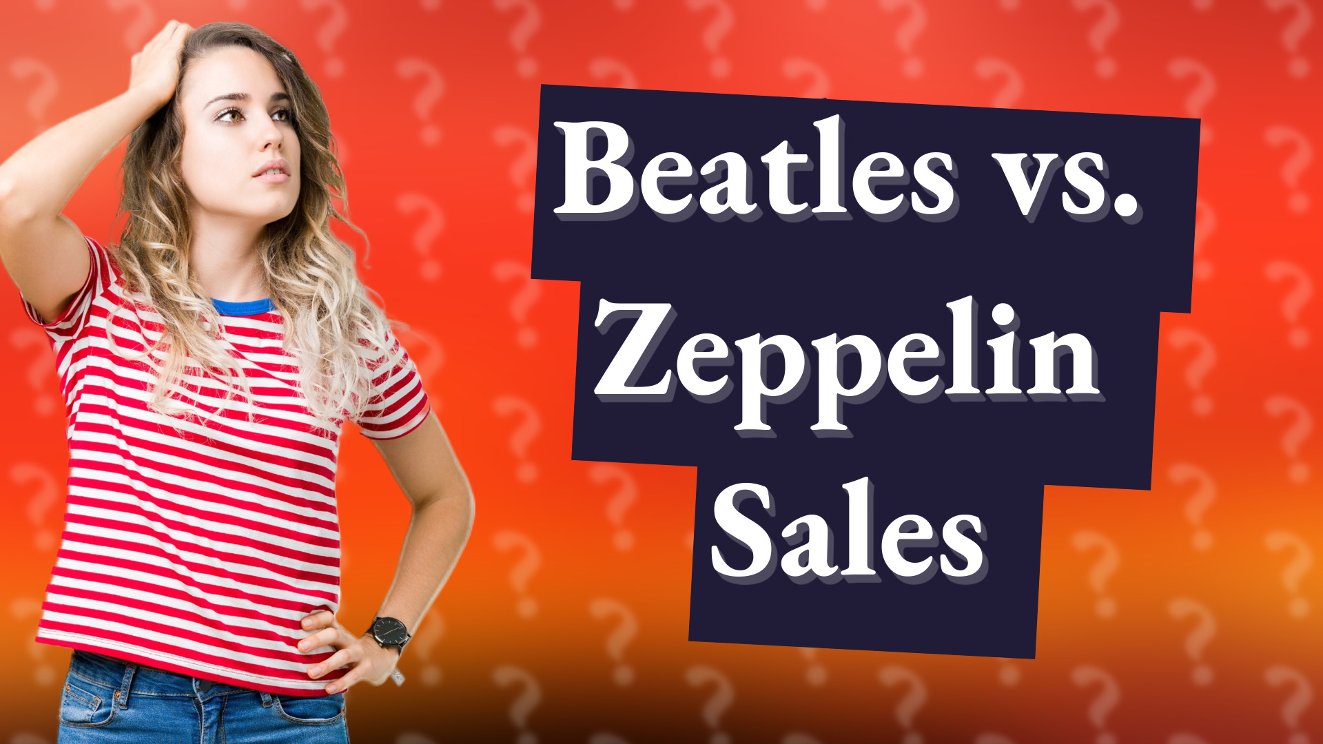 Beatles vs. Zeppelin Sales