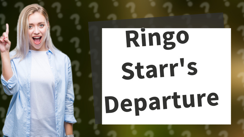 Ringo Starr's Departure