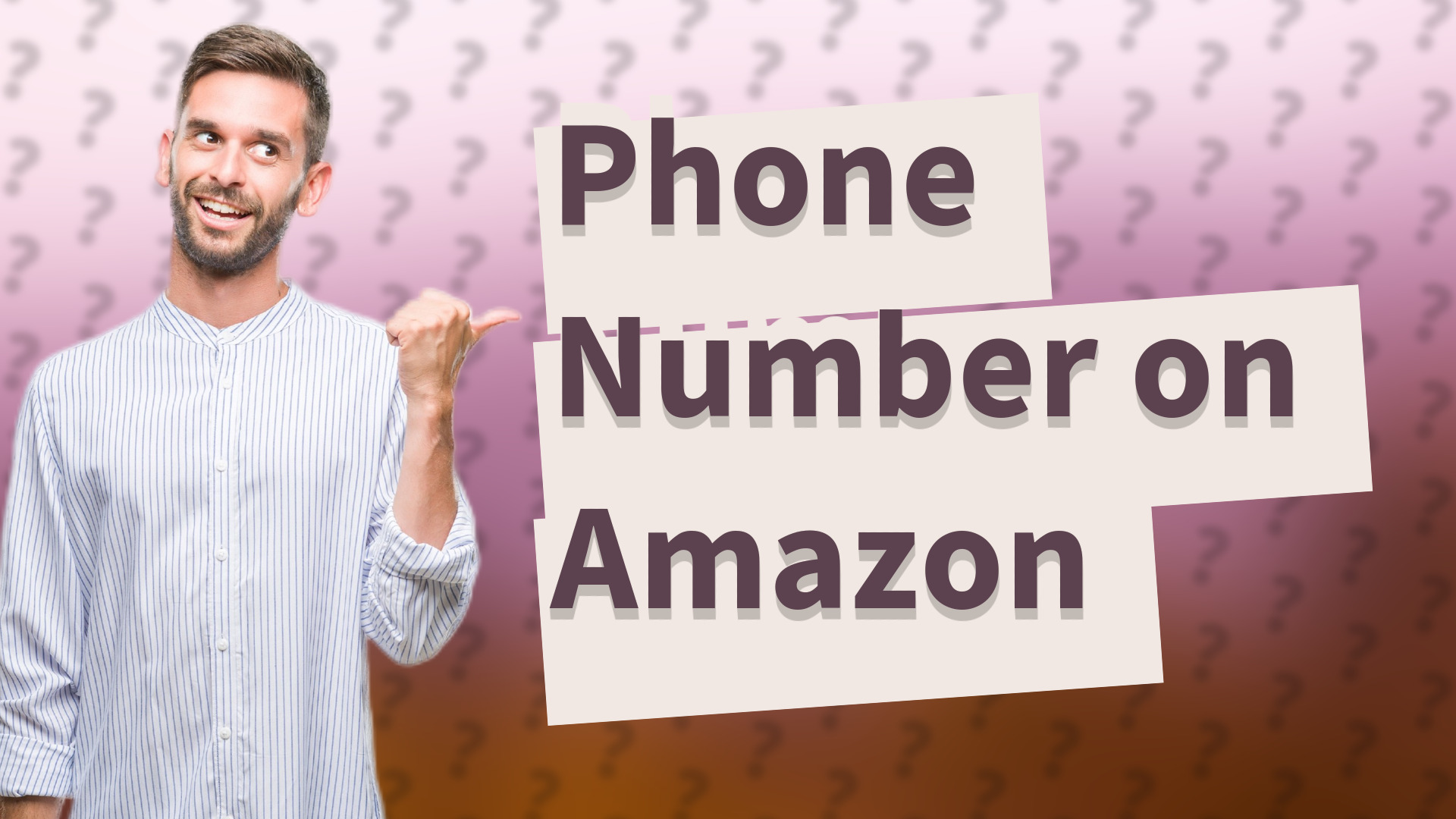 Phone Number on Amazon