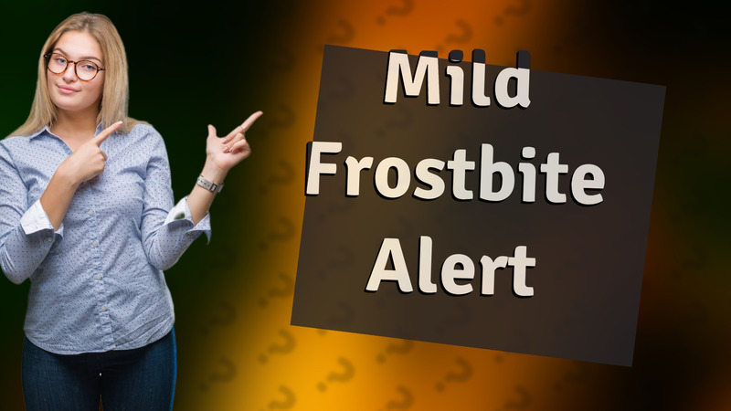 Mild Frostbite Alert
