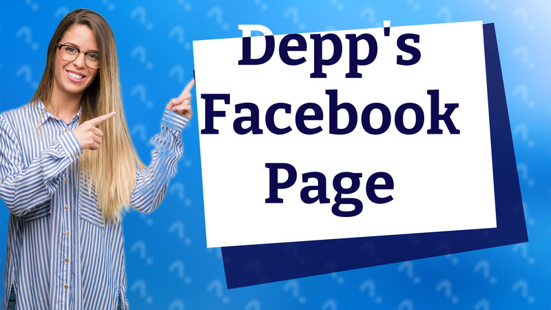 Depp's Facebook Page