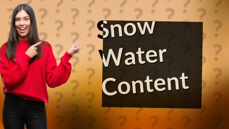 Snow Water Content