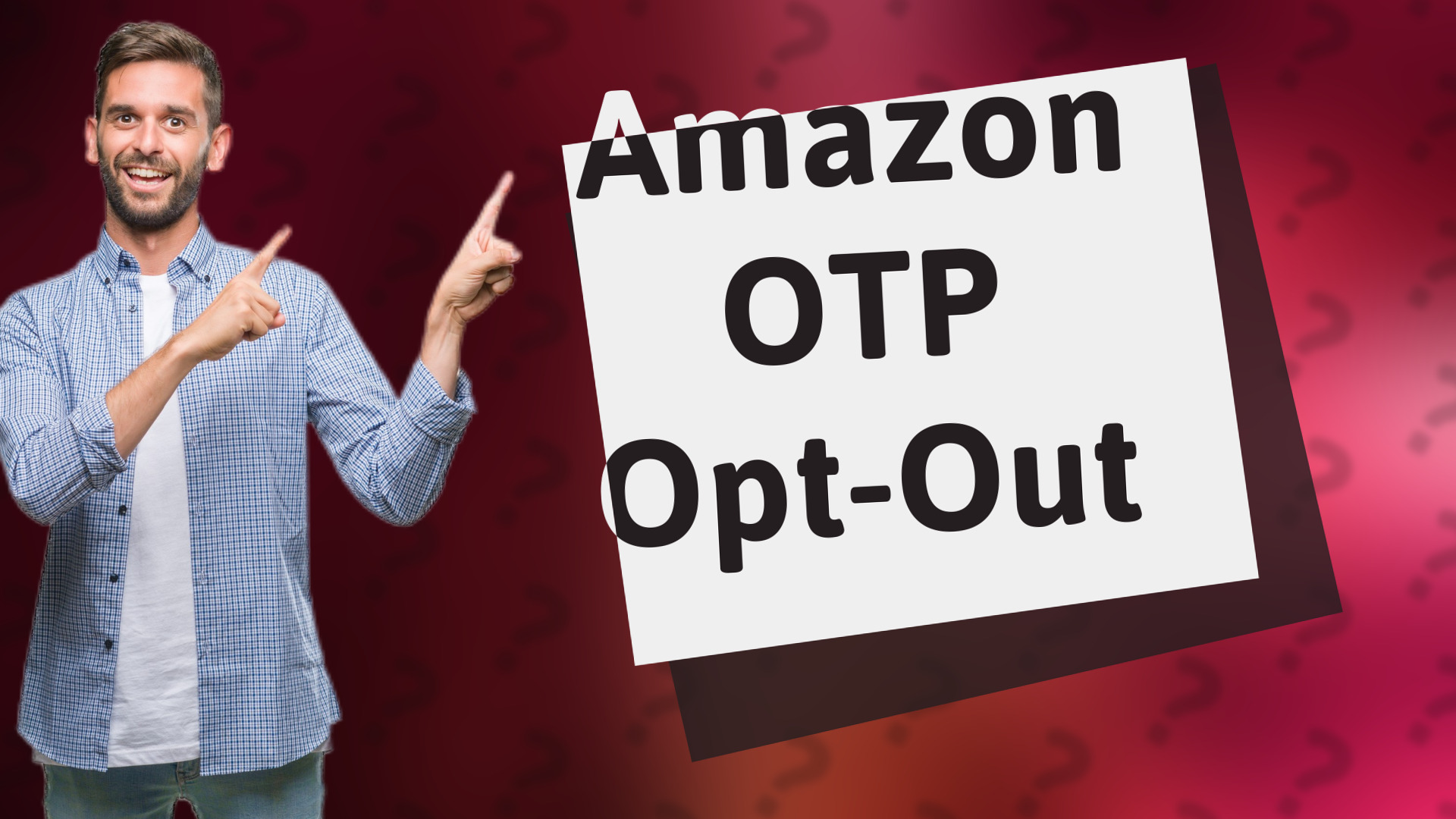 Amazon OTP Opt-Out