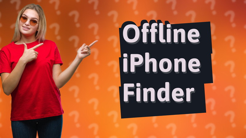 Offline iPhone Finder