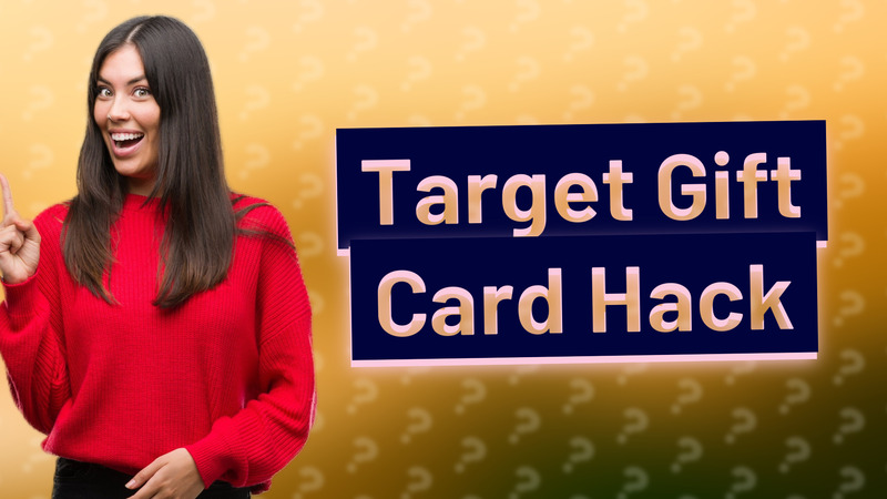Target Gift Card Hack