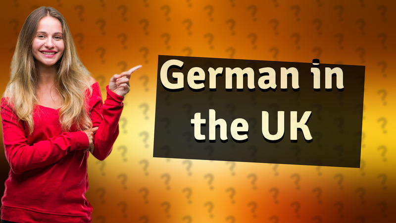 German in the UK