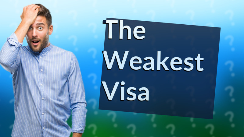 The Weakest Visa