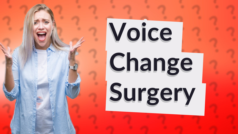 Voice Change Surgery