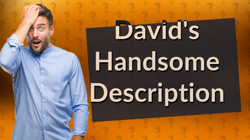 David's Handsome Description