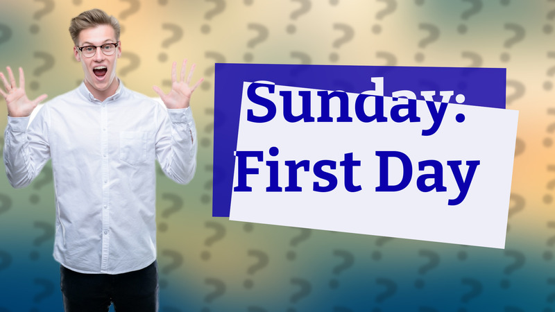 Sunday: First Day