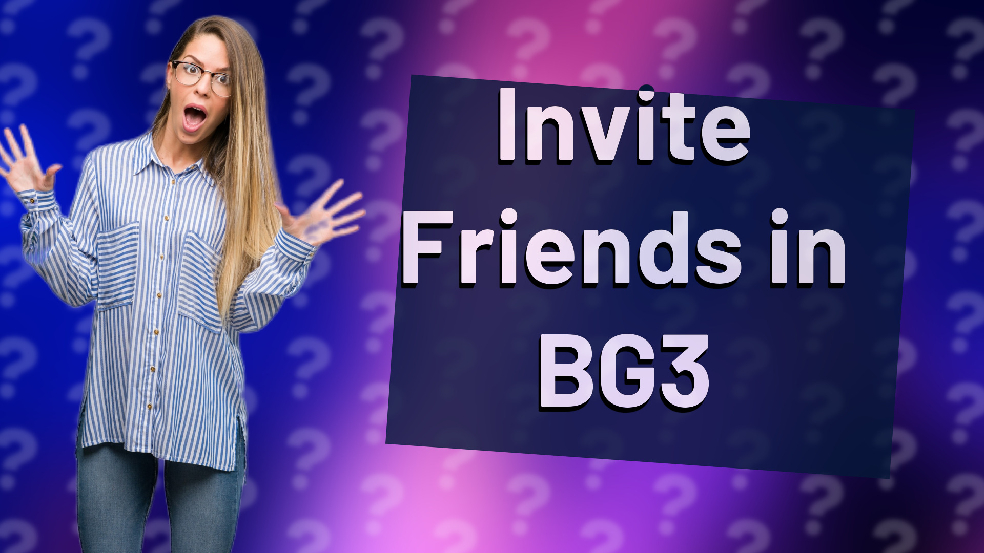 Invite Friends in BG3