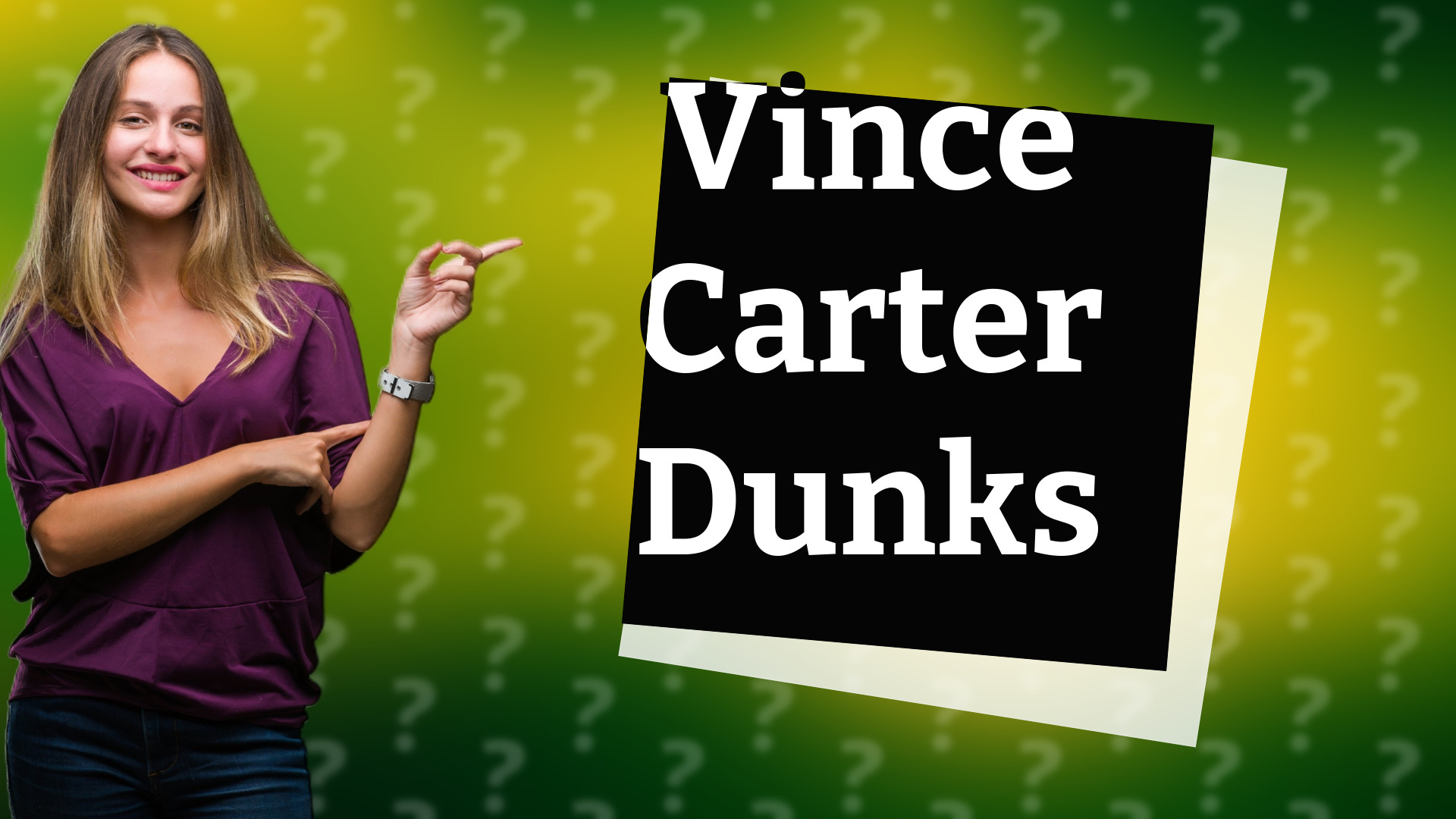 Vince Carter Dunks