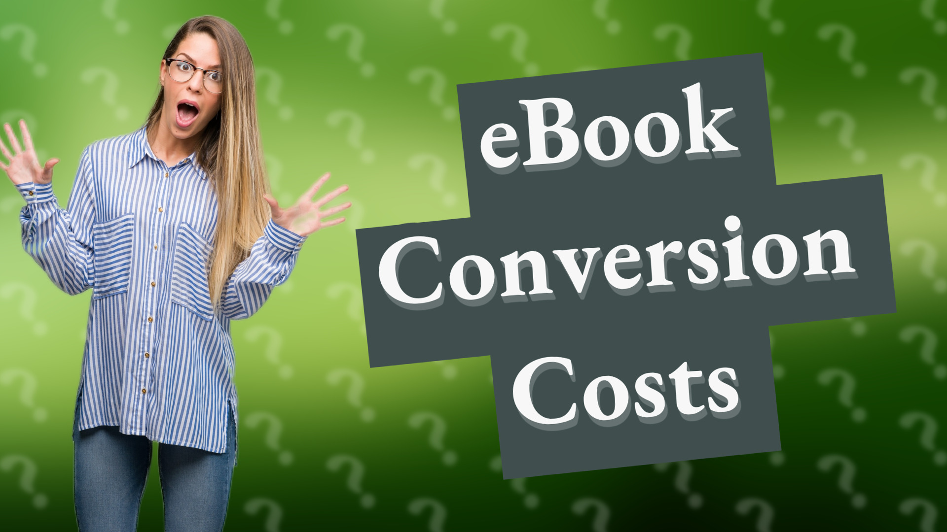 eBook Conversion Costs