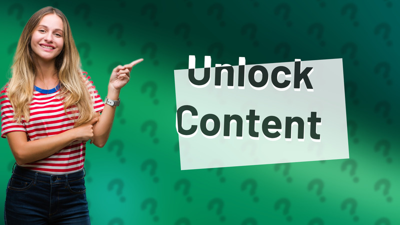 Unlock Content