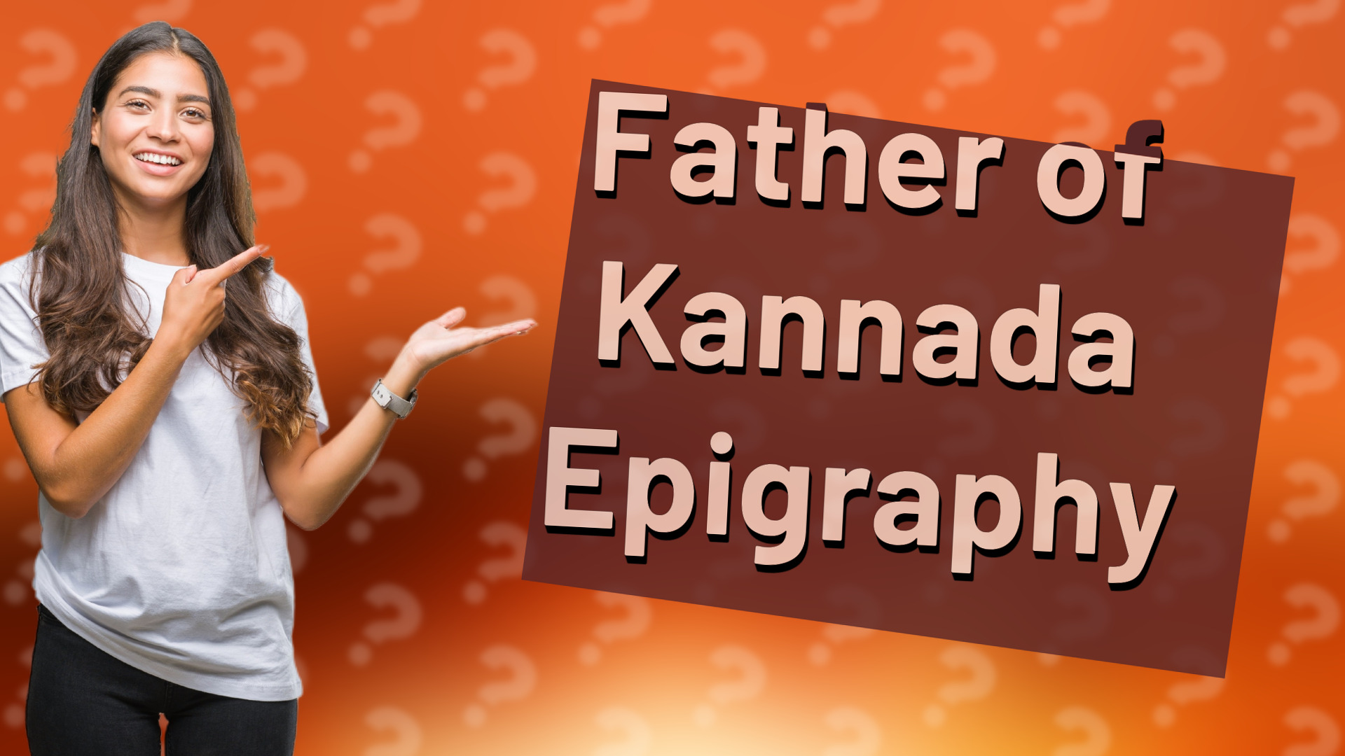 Father of Kannada Epigraphy