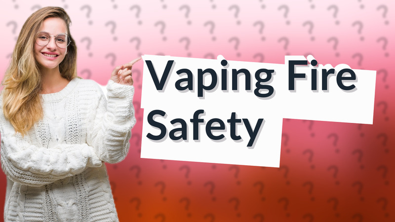 Vaping Fire Safety