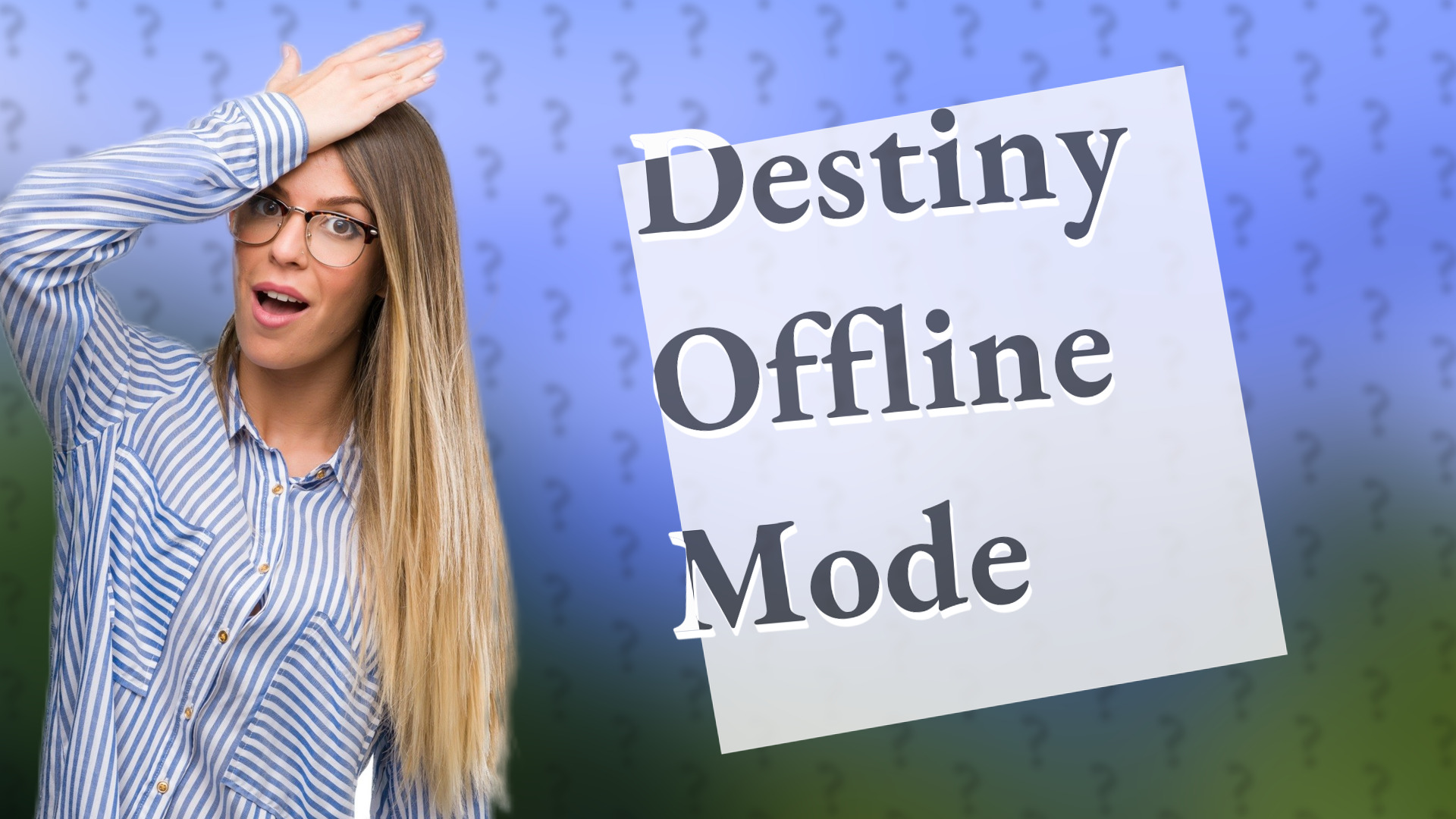 Destiny Offline Mode