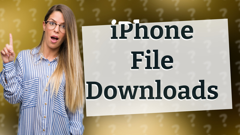 iPhone File Downloads