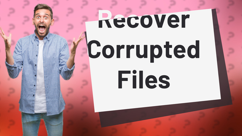 Recover Corrupted Files
