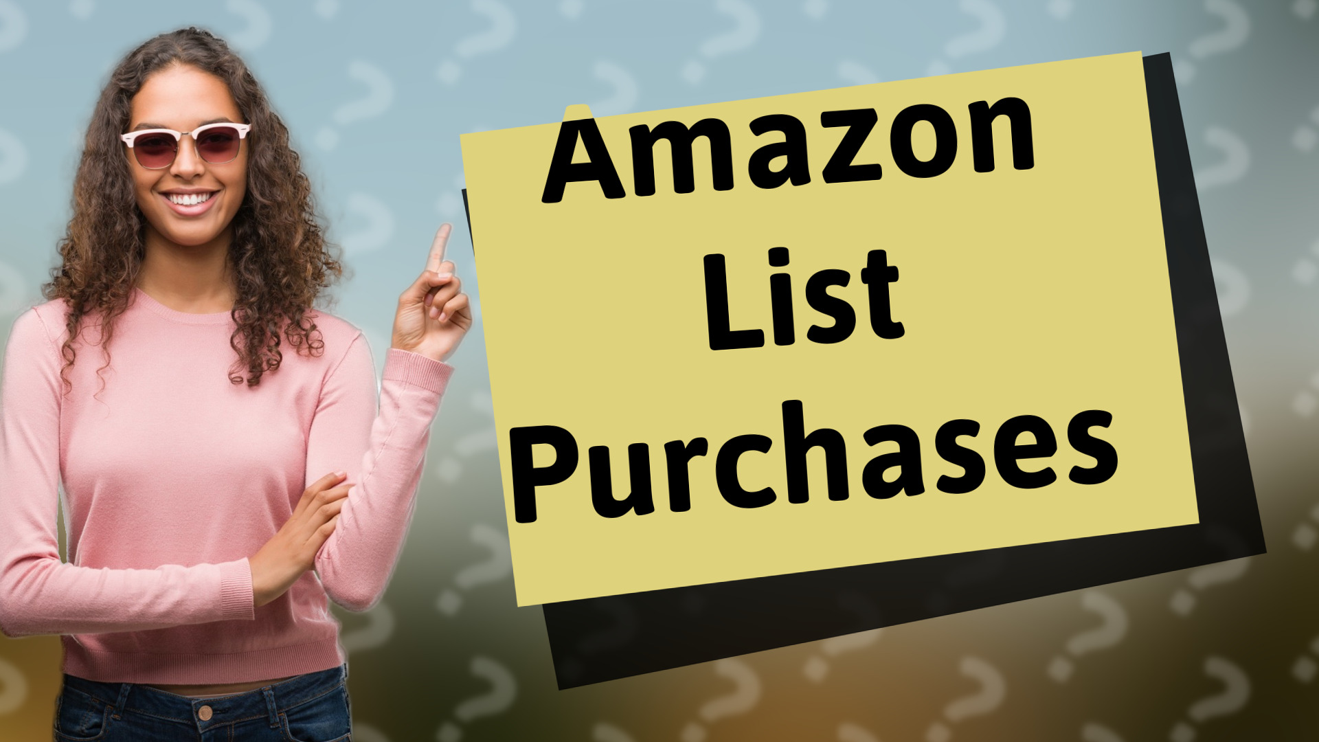 Amazon List Purchases