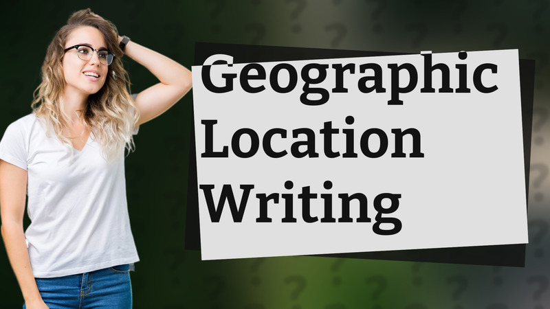 Geographic Location Writing