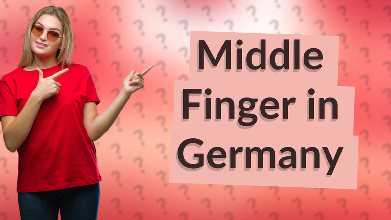 Middle Finger in Germany