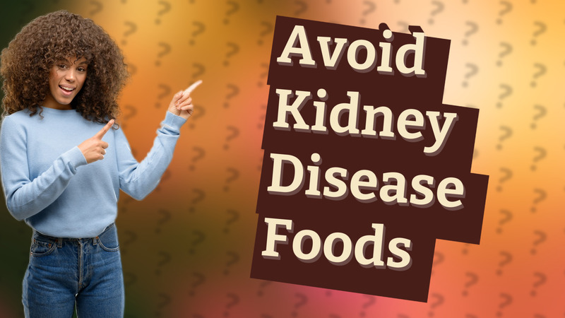 Avoid Kidney Disease Foods