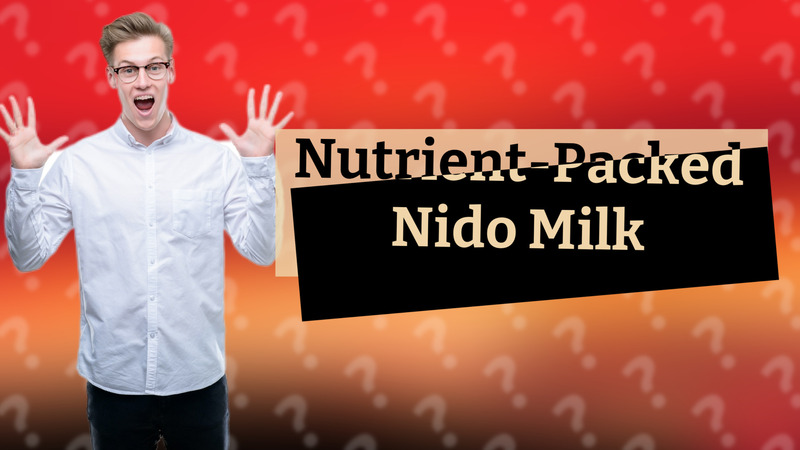 Nutrient-Packed Nido Milk