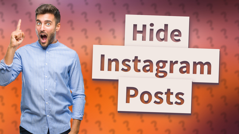Hide Instagram Posts