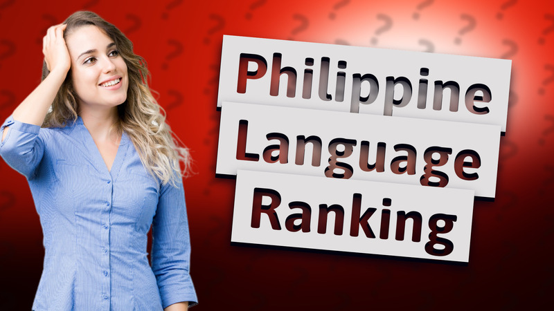 Philippine Language Ranking