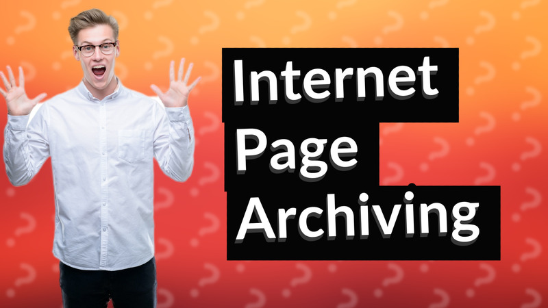 Internet Page Archiving
