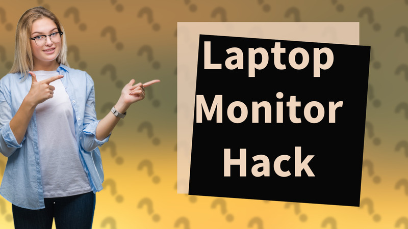 Laptop Monitor Hack