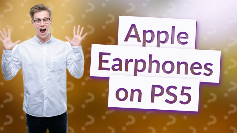 Apple Earphones on PS5
