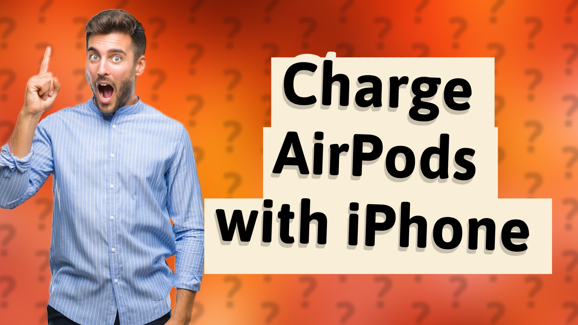 Charge AirPods with iPhone