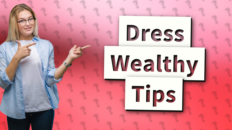 Dress Wealthy Tips