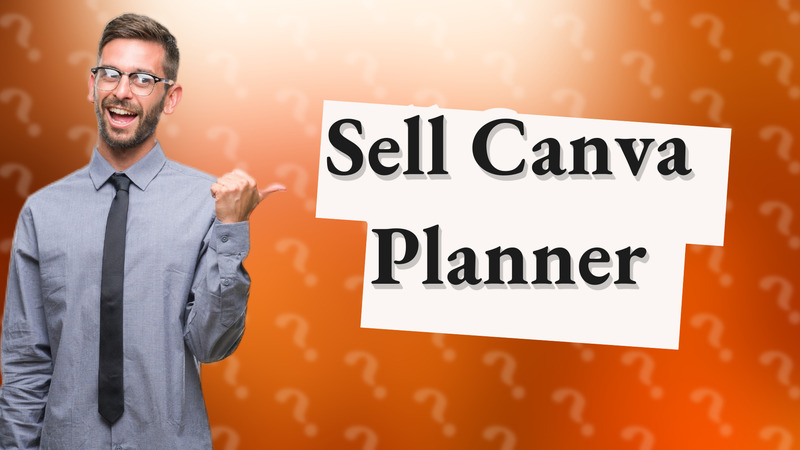 Sell Canva Planner