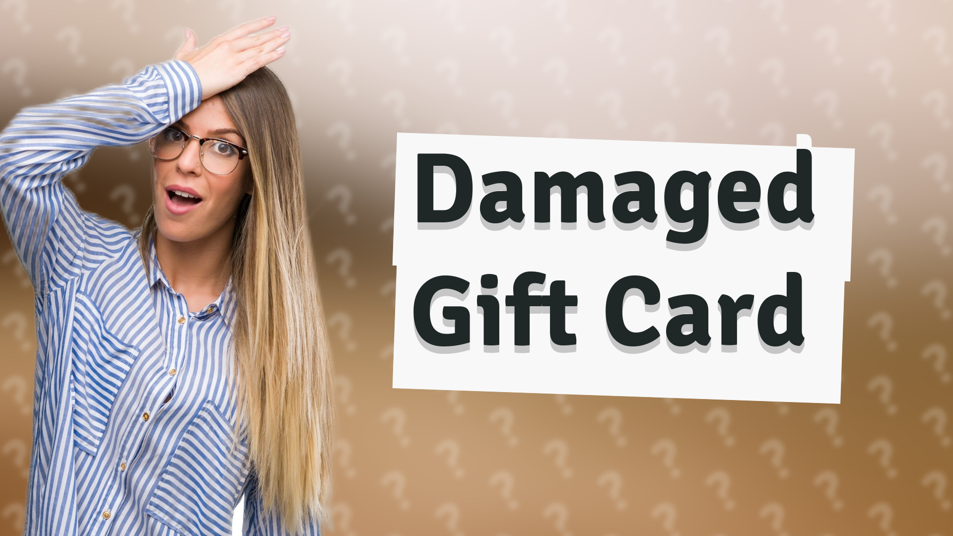 Damaged Gift Card