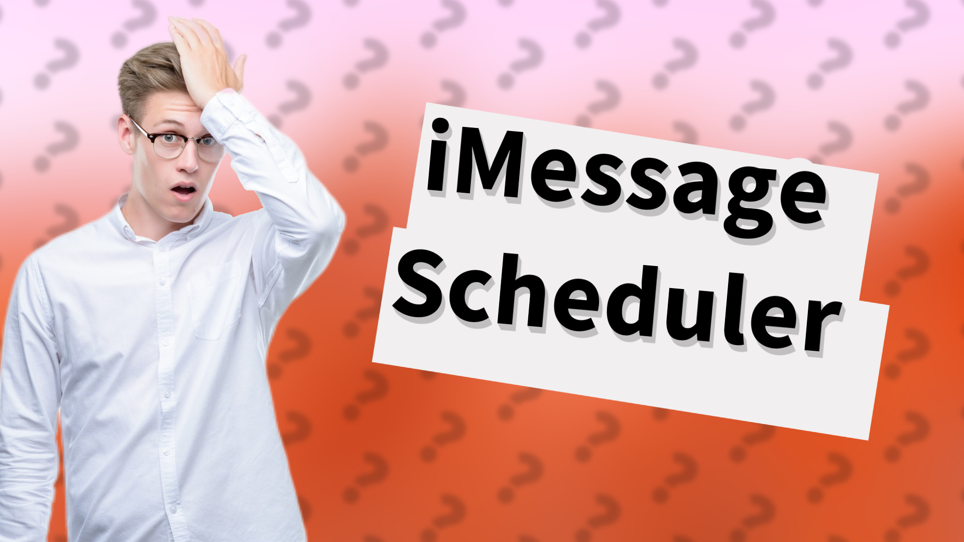 iMessage Scheduler