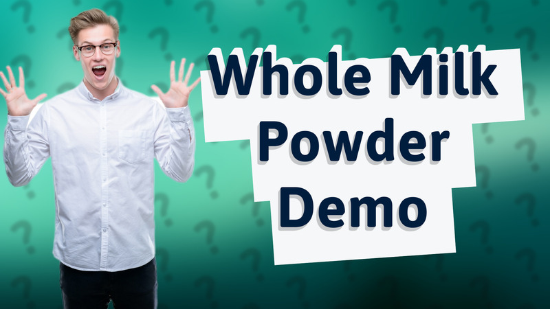Whole Milk Powder Demo