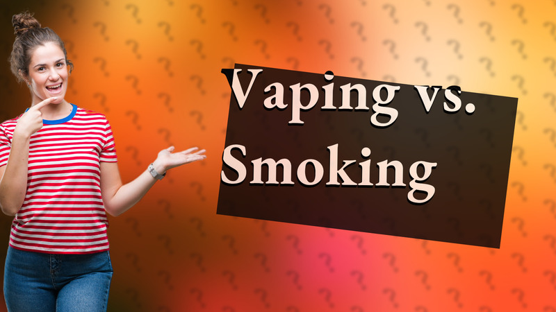 Vaping vs. Smoking