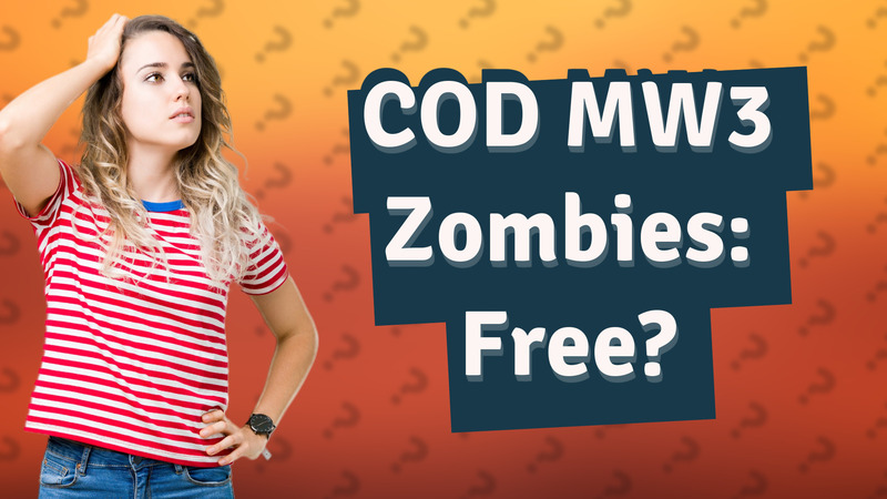 COD MW3 Zombies: Free?
