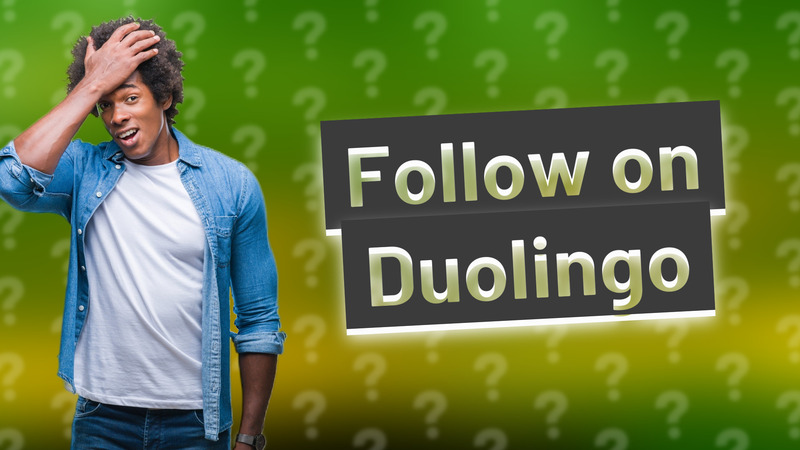 Follow on Duolingo