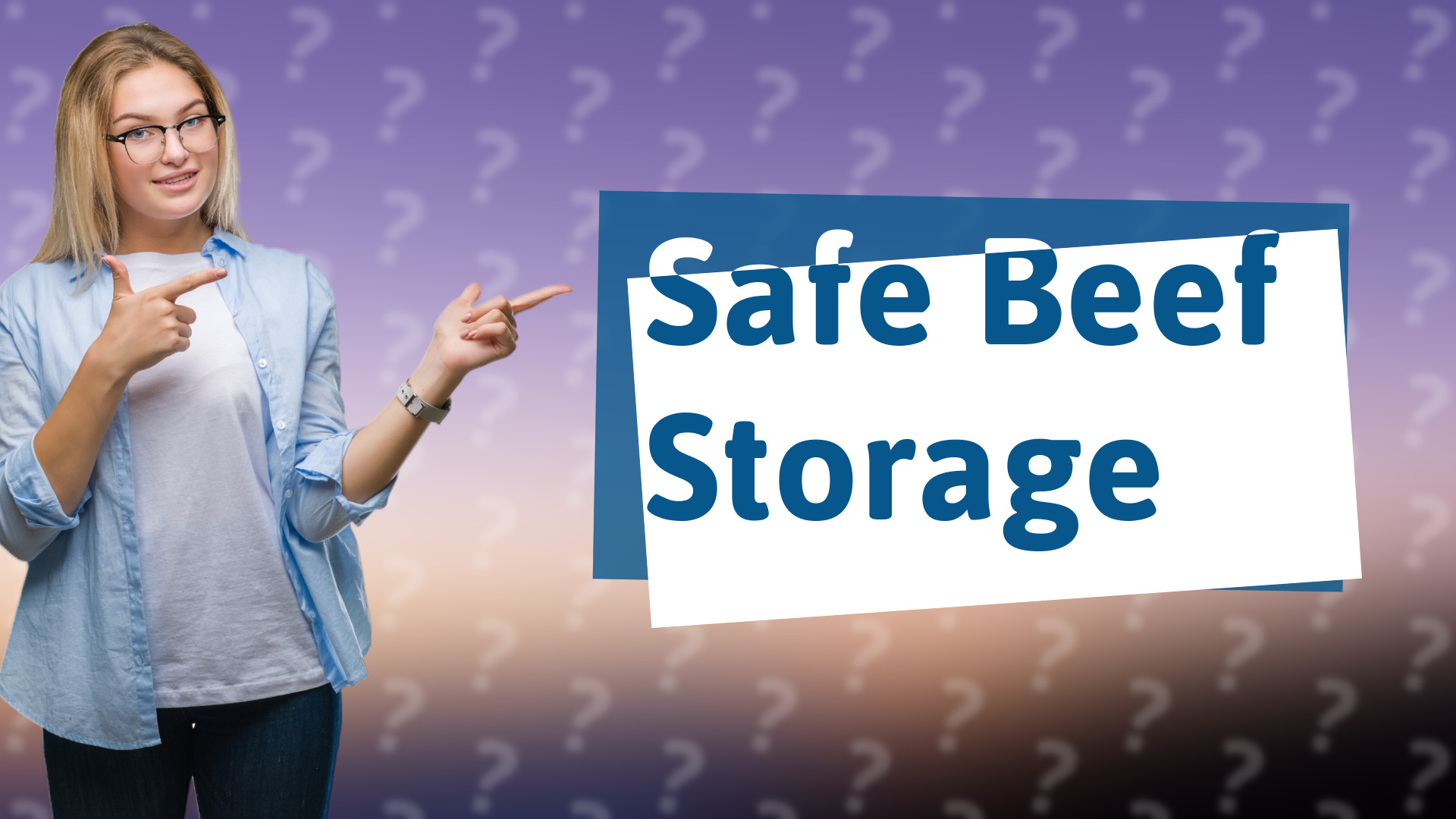 Safe Beef Storage