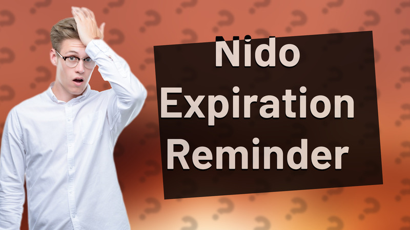 Nido Expiration Reminder
