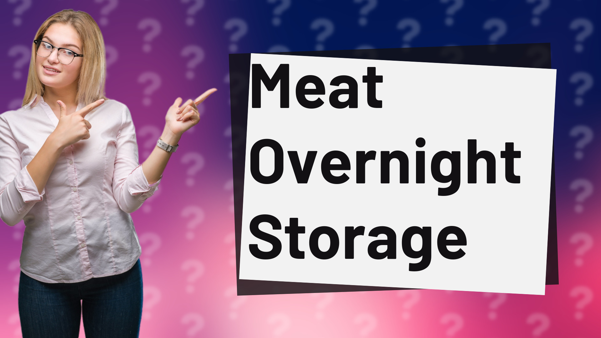 Meat Overnight Storage
