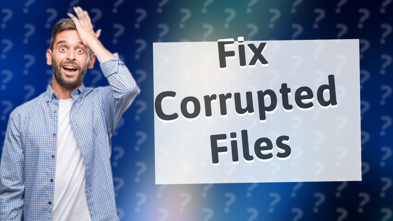 Fix Corrupted Files