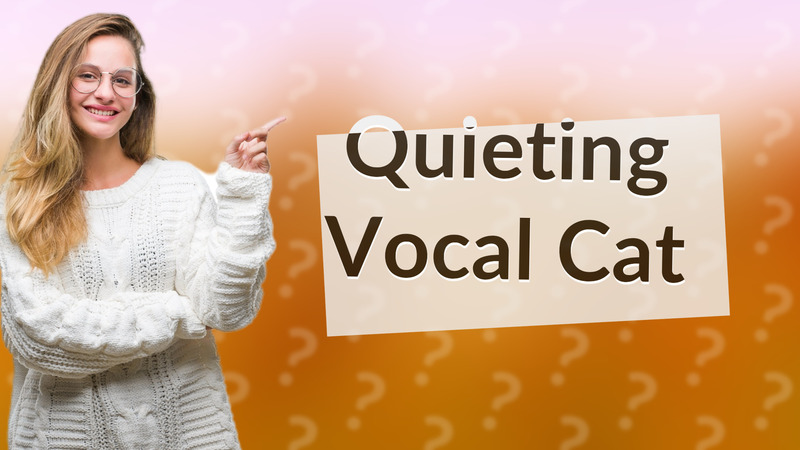 Quieting Vocal Cat